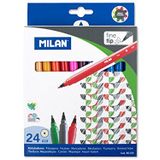 Milan 80159 İnce Uçlu Keçeli Boya Kalemi (24'lü)