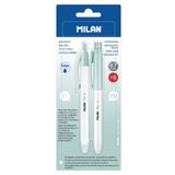 Milan BWM10447IBG P1 Mavi Antibakteriyel Tükenmez + PL1 0.7 mm Versatil Kalem