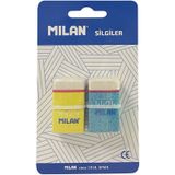 Milan Flexible Synt 4424/80 Dikdörtgen 2'li Blister Silgi
