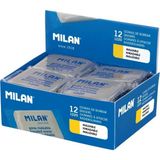 Milan Hamur Silgi Sanatsal Çizim Silgisi Iz Bırakmaz & Tozsuz - 12 Adet - Gri