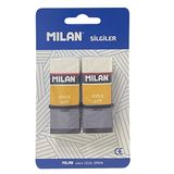 Milan Nata 5020 Extra Yumuşak 2'li Blister Sanatsal Silgi