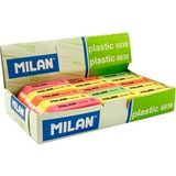 Milan Tripleks Renkli Silgi - 6 Renk 30 Lu