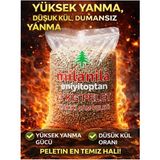 Milanila 3 kg Pelet Soba Yakıt Yüksek Kalite Çam Peleti Düşük Kül ve Duman Özelliği
