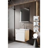 Milano 50 cm Lavabolu Banyo Dolabı Seti