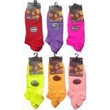 Milano 6 Çift Çok Renkli Patik Çorap - 36 - 40