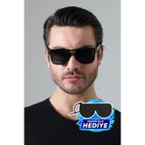 MİLANO KORS Erkek Siyah Çerçeve Siyah Cam Güneş Gözlüğü