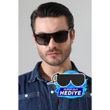 MİLANO KORS Erkek Siyah Çerçeve Siyah Cam Sap Detay Güneş Gözlüğü
