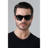 MİLANO KORS Erkek Siyah Gövde Siyah Cam Metal Detay Güneş Gözlüğü