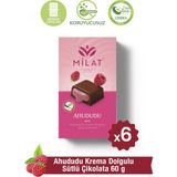 Milat Çikolata Milat Ahududu Dolgulu Sütlü Çikolata 6 × 60 g - 1 Adet