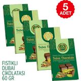 Milat Çikolata Milat Dubai Çikolatası Fıstıklı 5 × 60 g - 1 Adet