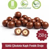 Milat Çikolata Milat Sütlü Çikolata Kaplı Fındık Draje 250 g - 1 Adet