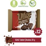 Milat Çikolata Milat Sütlü Tablet Çikolata 12 × 30 g - 1 Adet