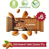 Milat Sütlü Bademli Tablet Çikolata 6 × 70 G