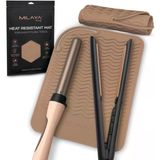 Milaya Beauty Isıya Dayanıklı Mat - Saç Maşası Tutucu - Düzleştirici Ped - Düz Demir Tutucu - Saç Aletleri Için Silikon Mat - Sıcak Alet Mat - Sıcak Demir - Makyaj Mat - Kadınlar Için Makyaj Ak