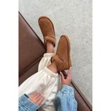 Milaya Shoes Mini Ince Taban Içi Tüylü Kışlık Kadın Bot Ayakkabı