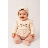 MİLAYS LİFE HOME COLLECTİON KIZ BEBEK 0-3 AY ORGANİK PAMUKTAN ÇİÇEKLİ KELEBEK NAKIŞLI 5Lİ HASTANE ÇIKIŞ ZIBIN SETİ
