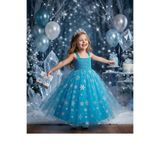 MİLAYS LİFE HOME COLLECTİON Kız Çocuk Renkli Tüllü, Doğum Günü Ve Parti Kostümü 2-6 Yaş
