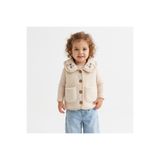 MİLAYS LİFE HOME COLLECTİON KIZ ÇOCUK WELSOFT KUZU İÇİ DESENİ PAMUK ASTARLI ÇİÇEK NAKIŞLI CEPLİ 1-4 YAŞ YELEK