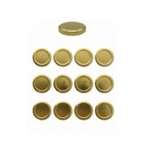 Milea 12 Adet Gold Kavanoz Kapağı – 53mm (190cc kavanoza uyumlu)