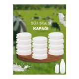 Milea 12 Adet Süt Ayran Limonata Sirke Meşrubat Şişesi Kapağı