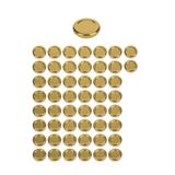 Milea 50 Adet Gold Kavanoz Kapağı – 38mm (250 ml kavanozlara uyumlu)