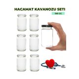 Milea 6 Adet Sağlıklı Cam Hacamat Kavanoz Kupa Seti 190 Cc