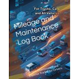 Mileage and Maintenance Log Book: Vehicle Maintenance and Expense Tracker for Drivers