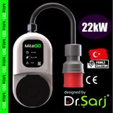 Milego 22kW 11kW Şarj İstasyonu Taşınabilir Elektrikli Araç Şarj Cihazı Ce Sertifikalı Tip 2 16A/32A - şarj istasyonu, şarj ünitesi, taşınabilir şarj istasyonu, 22kw şarj istasyonu, elektrikli şarj ünitesi