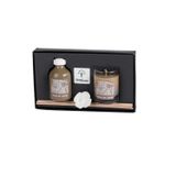 Milena Life Amber Kokulu Mum Ve Bambu Çubuklu Koku Seti 50 ml