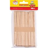 Mileo Ahşap Çubuk Kare 150X18X1,6 mm Naturel 1832 (40 Lı Paket) - Yok