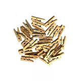 Mileo Ahşap Mandal 25 Mm Naturel 1826 (30 Lu Paket)