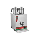 Miletto 30 Model Elektrikli 2 Demlikli Çay Kazanı 15 lt (Demlikler Dahil) - MEJ12 Paslanmaz Tek Ebat