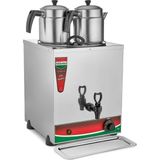 Miletto 30 Model Elektrikli 2 Demlikli Çay Kazanı 15 lt (Demlikler Dahil) - MEJ12