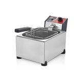 Miletto MF5 5 lt Elektrikli Sanayi Tipi Paslanmaz Çelik Fritöz