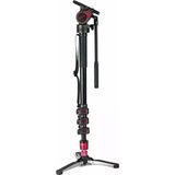 Miliboo MQA Alüminyum FCK - MUK Kafalı Dslr Fotoğraf Makineleri İle Uyumlu Monopod
