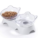 MILIFUN Kedi Kaseleri, Kedi Mama Kaseleri, Yükseltilmiş Eğimli, Kusma Önleyici Kedicik Kaseleri, Yavru ve Tavşan için, İç Mekan Kediler için Ortopedik Kedi Kaseleri.