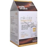 Milk Shake 7.43 Orta Kumral Bakır Dore Saç Boyası ve 50 ml Saç Kremi Set