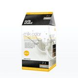 milk shake Milk Color Eko Kalıcı Saç Boyası Seti 7.1 Orta Kumral Küllü