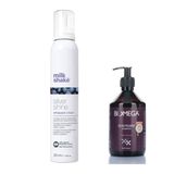 Milk Shake Silver Shine Whipped Cream Köpük 200 ml+500 ml Biomega Silver Pigment Şampuan