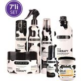 Milk Therapy 7'li Onarıcı Besleyici Saç Bakım Seti 500 ml Süt Proteinli Ev Tipi Profesyonel