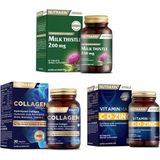 Milk Thistle 60 Tablet + Hidrolize 30 Tablet + Vitamin Max (C,d,zinc)60 Tablet