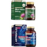 Milk Thistle 60 Tablet + Hya C-Iı Glukozamin Serisi 90 Tablet