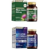 Milk Thistle 60 Tablet + Keratin Formula 60 Tablet