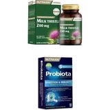 Milk Thistle 60 Tablet + Probiota 60 Tablet