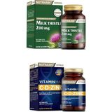 Milk Thistle 60 Tablet + Vitamin Max (C ,d, Zinc) 60 Tablet