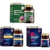 Milk Thistle 60 Tablet + Vitamin Max (C,d,zinc)60 TABLET+B12 Vitamini 60 Dilaltı