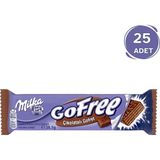 Milka Gofree Sütlü Çikolatalı Gofret 28 gr - 25 Adet Lezzetli ve Tatlı Atıştırmalık