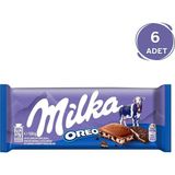 Milka Oreo Tablet Çikolata 100g - 6 Adet - 100 gr