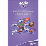 Milka Tablet Çikolata Lezzet Paketi 5 Adet - 80 gr