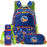 Milk&moo Çocuk Sırt Çantası, Kalem Kutusu,matarası 3'lü Set Ponix - 3 lü Set - Renkli - 30 x 42 x 16